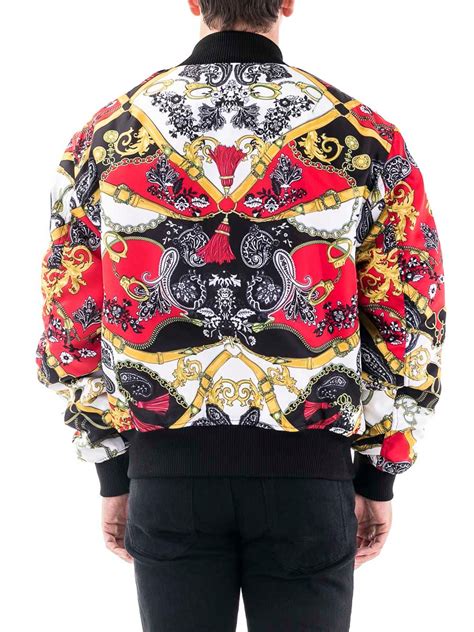 bombers versace femme|versace bomber jacket women's.